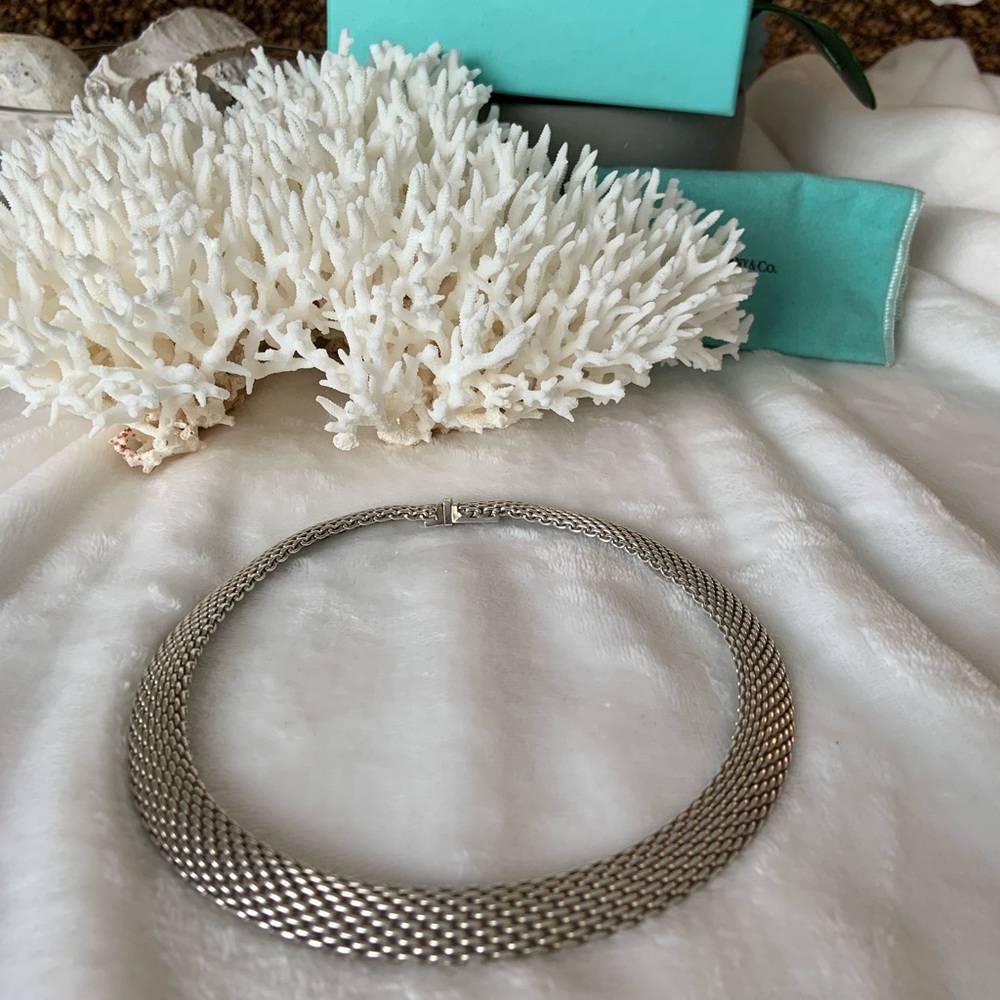 Authentic Tiffany & Co. Somerset Mesh Necklace